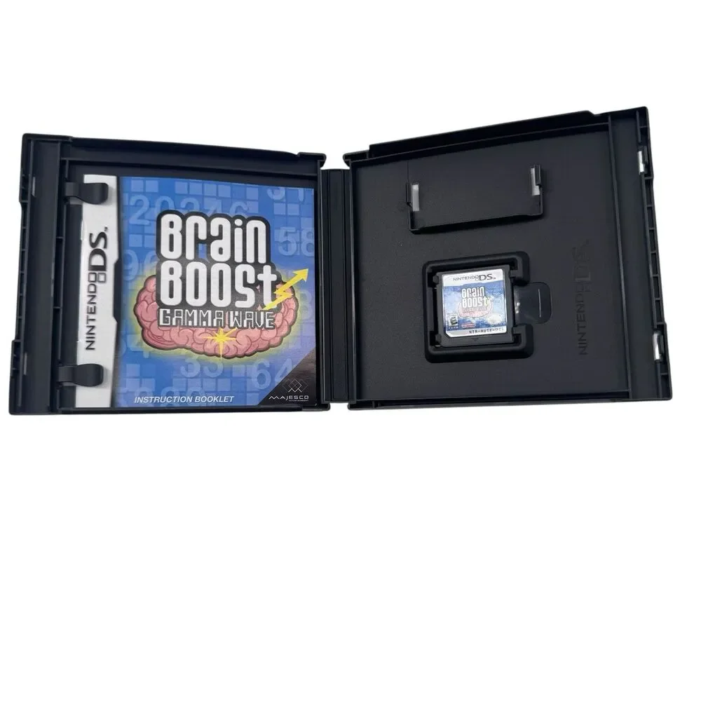Brain Boost Gamma Wave - Nintendo DS - Complete- CIB - Fast Shipping